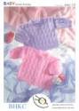 UK Hand Knit Association Baby Cardigans DK Knitting Pattern BHKC14