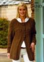 King Cole Ladies Jacket & Sweater Dress Magnum Chunky Knitting Pattern 3004