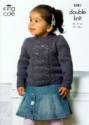 King Cole Children's Cardigan & Sweater Merino DK Knitting Pattern 3081