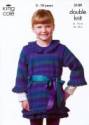 King Cole Children's Cardigan & Tunic Mirage DK Knitting Pattern 3109