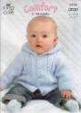 King Cole Baby Jackets Comfort Aran Knitting Pattern 3133