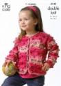 King Cole Children's Jacket & Cardigan Splash DK Knitting Pattern 3145