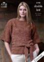 King Cole Ladies Tunic & Waistcoat Moods DK Crochet Pattern 3190