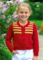 King Cole Children's Cardigan & Top DK Knitting Pattern 3237