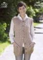 King Cole Ladies Waistcoat & Slipover Chunky Knitting Pattern 3254