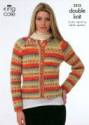 King Cole Ladies Jacket & Sweater Splash DK Knitting Pattern 3312