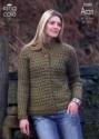 King Cole Fashion Aran Ladies Jacket & Tunic Knitting Pattern 3380