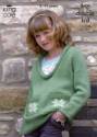 King Cole Children's Cardigan & Sweater Merino DK Knitting Pattern 3409