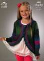 King Cole Children's Jackets Riot Chunky Knitting Pattern 3435