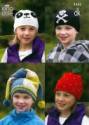 King Cole Children's Novelty Hats DK Knitting Pattern 3442