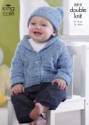 King Cole Baby Jacket, Hat & Blanket Cottonsoft DK Knitting Pattern 3513