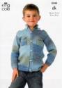 King Cole Children's Jacket & Sweater Melody DK Knitting Pattern 3548