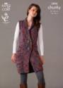 King Cole Ladies Jacket & Waistcoat Magnum Chunky Knitting Pattern 3594