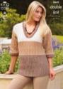 King Cole Ladies Cardigan & Sweater Baby Alpaca DK Knitting Pattern 3645