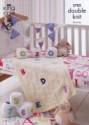 King Cole Baby Blocks, Bunting and Blanket DK Knitting Pattern 3702