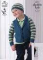 King Cole Children's Cardigans & Hats Pricewise DK Knitting Pattern 3711
