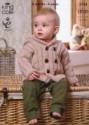 King Cole Baby Coat, Jacket & Cardigan Comfort Aran Knitting Pattern 3724