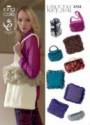 King Cole Accessories Handbags & Cushions Krystal & Chunky Knitting Pattern 3753