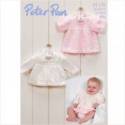 Peter Pan Baby/Children's 4 Ply Cardigans & Jumper Knitting Pattern 1179