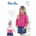 Peter Pan Baby/Children's 4 Ply Cardigan Knitting Pattern 1196