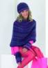 Stylecraft Harlequin Chunky Shoulder Wrap, Wrist Warmer & Hat Knitting Pattern 8681