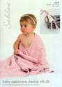 Sublime Heart Blanket & Bunny Baby Cashmere Merino Silk DK Knitting Pattern 6009