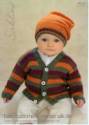 Sublime Bertie Cardigan & Hat Baby Cashmere Merino Silk DK Knitting Pattern 6016