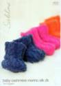 Sublime Toe Huggers Baby Cashmere Merino Silk DK Knitting Pattern 6024