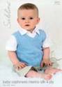 Sublime Rib Roy Tank Baby Cashmere Merino Silk 4 Ply Knitting Pattern 6031