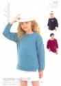 Sublime Egyptian Cotton DK Children's Sweaters & Hats Knitting Pattern 6080
