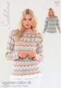 Sublime Egyptian Cotton DK Ladies Sweaters Knitting Pattern 6084