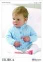 UK Hand Knit Association Baby Cardigan DK Knitting Pattern UKHKA118