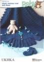 UK Hand Knit Association Baby Shawl, Matinee Coat & Shoes DK Knitting Pattern UKHKA48