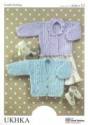 UK Hand Knit Association Baby Cardigans DK Knitting Pattern UKHKA53