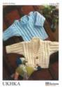 UK Hand Knit Association Baby Sweater & Cardigan DK Knitting Pattern UKHKA80