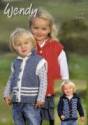Wendy Children's Supreme Chunky Cardigan & Jacket Knitting Pattern 5662