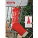Wendy Traditional Aran Christmas Stocking & Gnome Knitting Pattern 5753