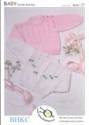 UK Hand Knit Association Baby Sweater & Cardigan DK Knitting Pattern BHKC27