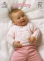 King Cole Baby Sweaters & Blanket Comfort DK Knitting Pattern 3012