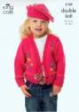 King Cole Children's Cardigan, Sweater & Hats DK Knitting Pattern 3100