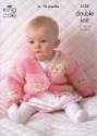King Cole Baby Jackets & Tank Top Splash DK Knitting Pattern 3120