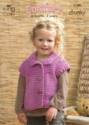 King Cole Children's Sweater, Gilet & Jacket Comfort Chunky Knitting Pattern 3180