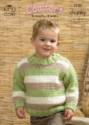 King Cole Children's Sweaters & Cardigan Comfort Chunky Knitting Pattern 3182