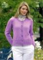 King Cole Ladies Cardigan & Sweater DK Knitting Pattern 3236