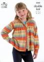 King Cole Children's Sweater, Cardigan, Hat & Scarf Splash DK Knitting Pattern 3245