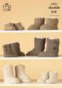 King Cole Double Knit Hug Boots Accessories Knitting Pattern 3275