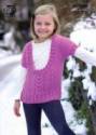 King Cole Children's Tunic & Waistcoat Comfort Chunky Knitting Pattern 3306