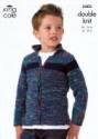 King Cole Children's Sweater & Jacket Wicked DK Knitting Pattern 3402