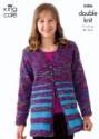 King Cole Children's Cardigan & Tunic Wicked DK Knitting Pattern 3406