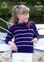 King Cole Children's Sweater & Top Smooth DK Knitting Pattern 3427